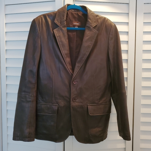Danier Leather Sports Jacket Brown - Picture 1 of 7